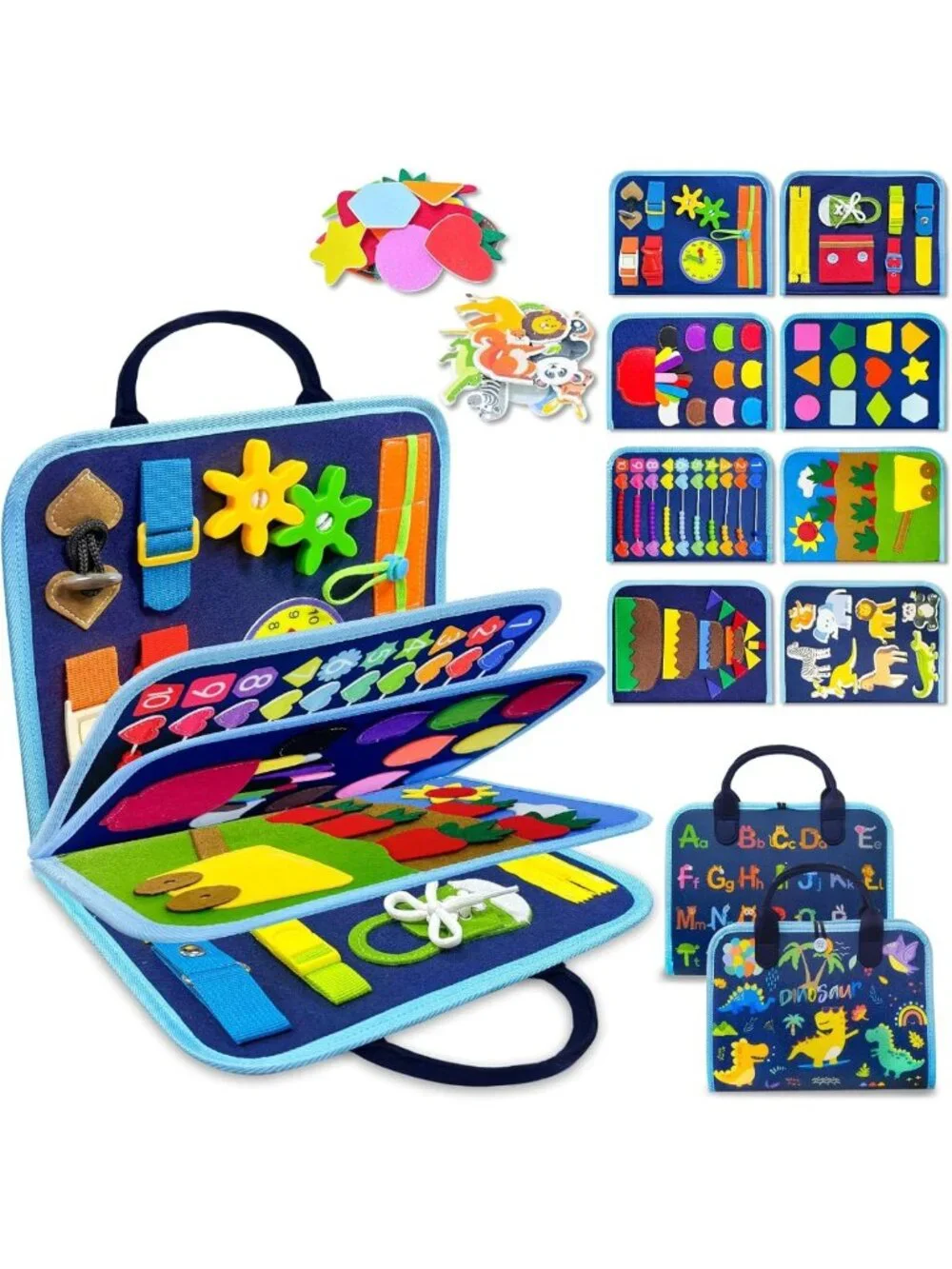 Montessori Busy Board for Toddlers | Educational Sensory Toy & Birthday Gift